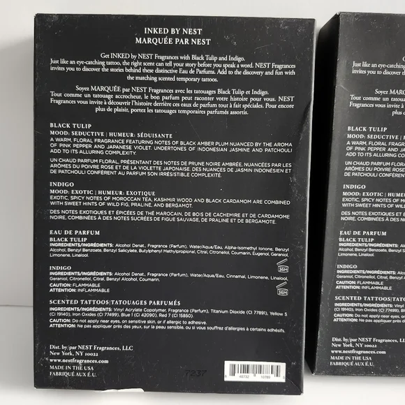 NEST Fragrances Inked Set with Black Tulip and Indigo - 3 Pack